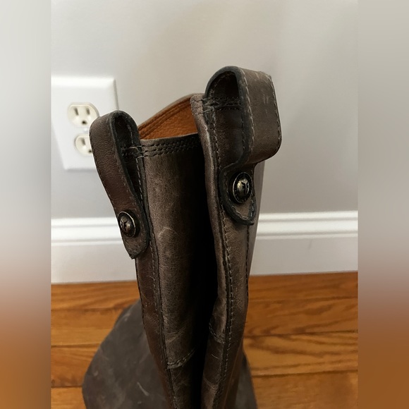 Frye Gray Genuine Leather Boots - Picture 3 of 3